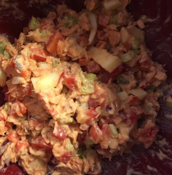 Stephanie’s Salmon Salad